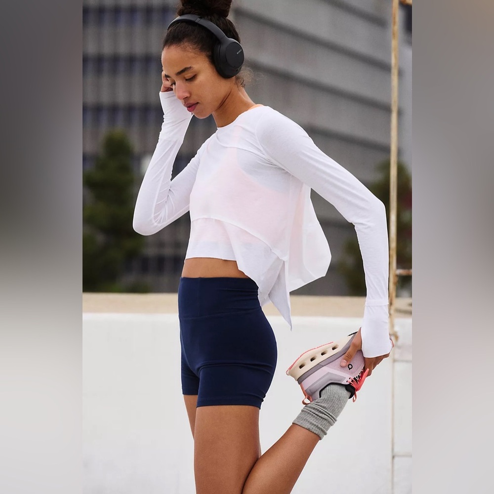 FP Movement Tempo UV Protection Long Sleeve Tee Optic White Size Medium - Picture 2 of 10